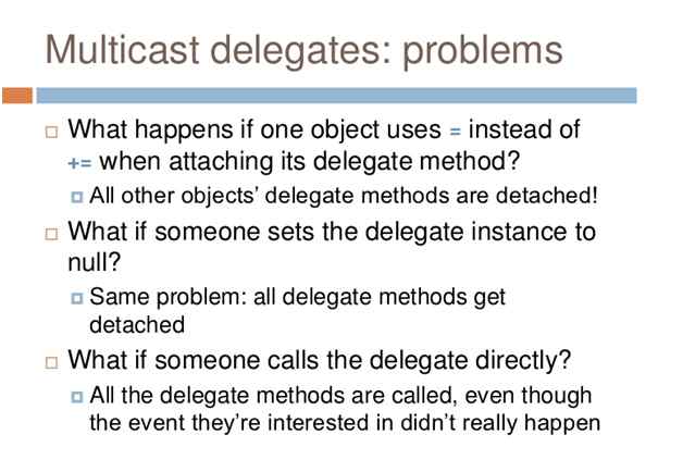multicast delegate